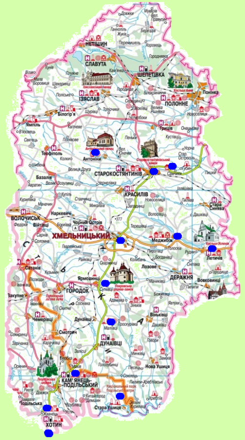 Цикл экскурсионных маршрутов от «Элита-тур – Хмельницкая область